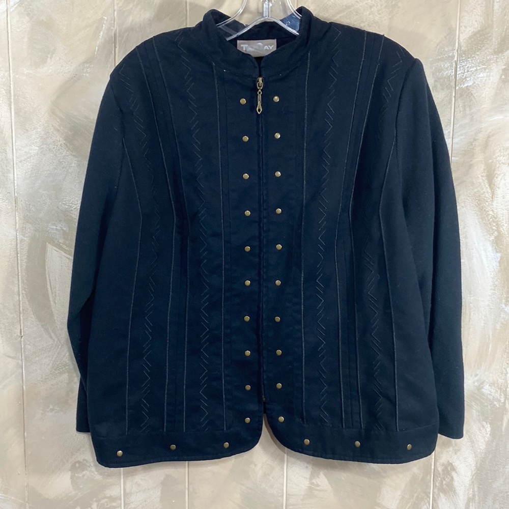 TanJay golden studded jacket size L